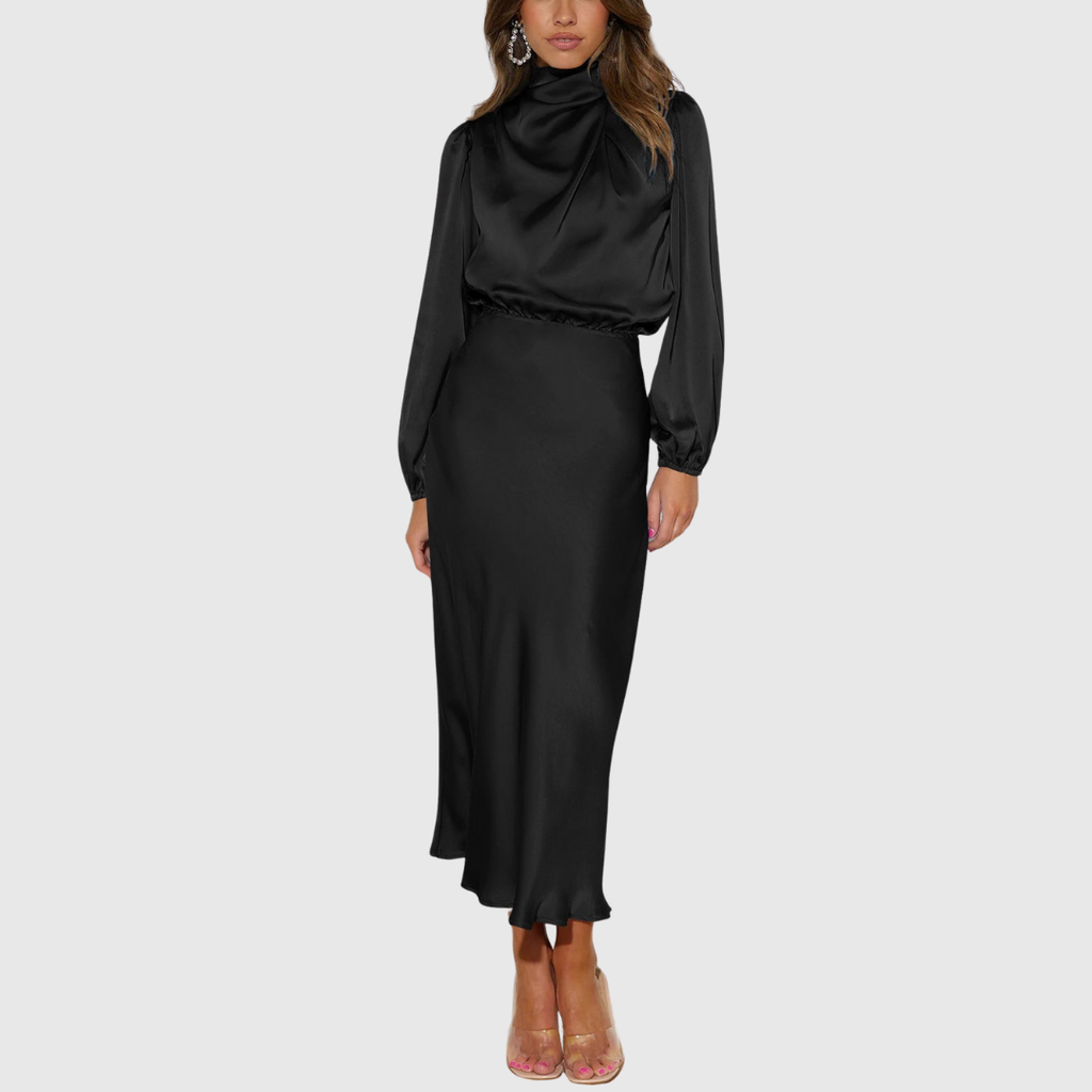 Satin Maxi Dress Summer for Women