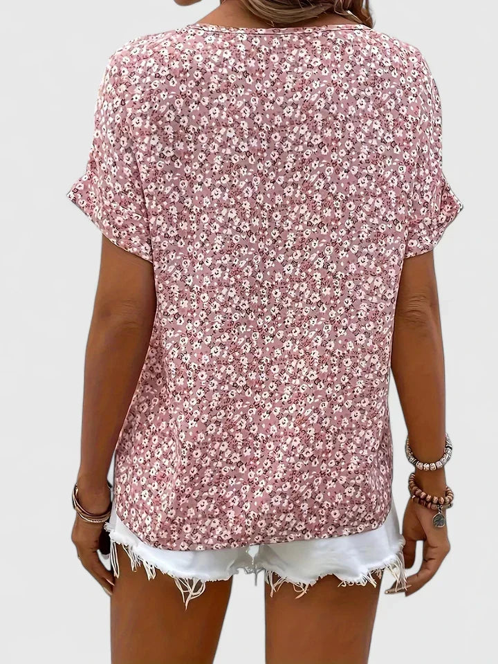 Floral Button-Front Crop Top Casual Summer for Women Cicadias Tops Cicadias
