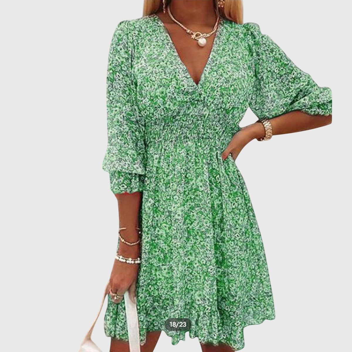 Floral Puff Sleeve Dress Summer for Women Cicadias Dresses Cicadias
