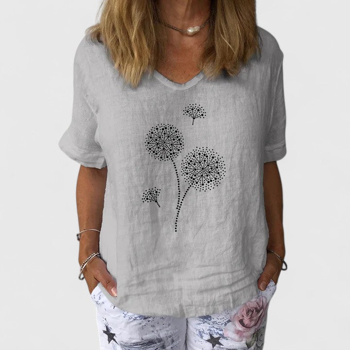 Relaxed A-Line Blouse Summer for Women Cicadias Tops Cicadias