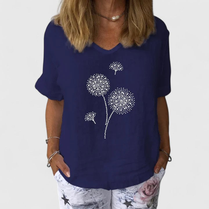 Relaxed A-Line Blouse Summer for Women Cicadias Tops Cicadias